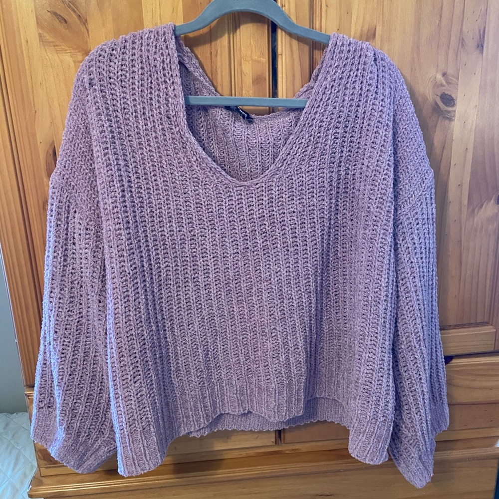 Light purple oversized sweater